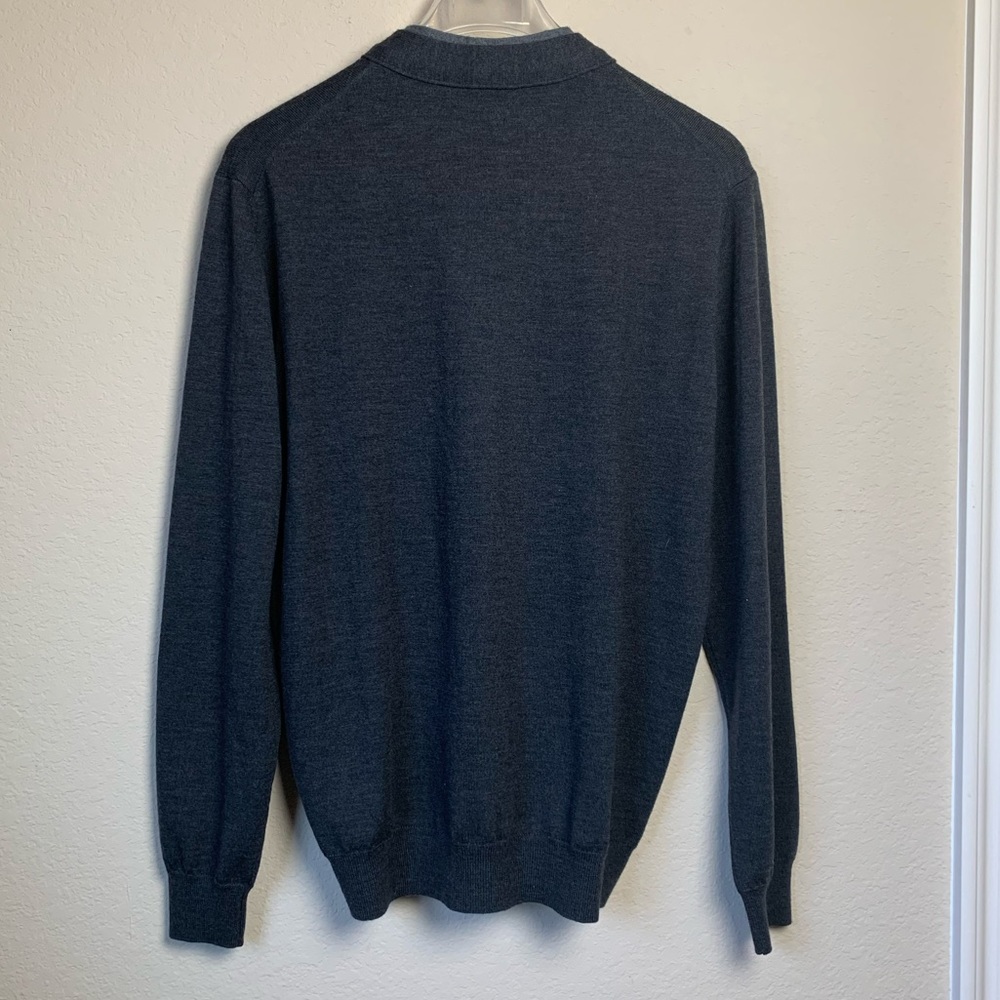 Cruciani for Jared M. Two Tone Gray Cardigan Sz 54 - Picture 3 of 5